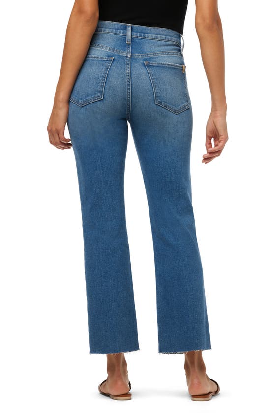Shop Joe's The Callie High Waist Raw Hem Crop Bootcut Jeans In Glimpse