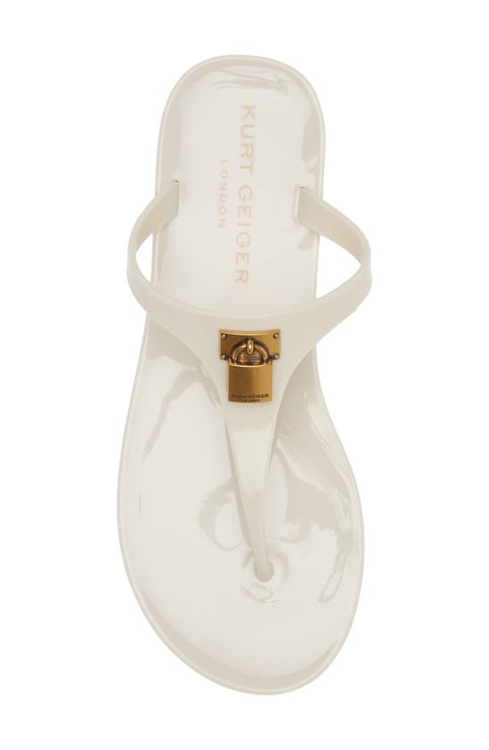 Kurt Geiger Maddison T-bar In Natural