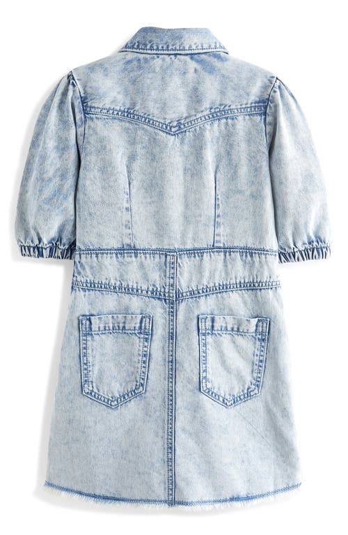 Shop Allsaints Sm By  Kids' Denim Dress In Blue