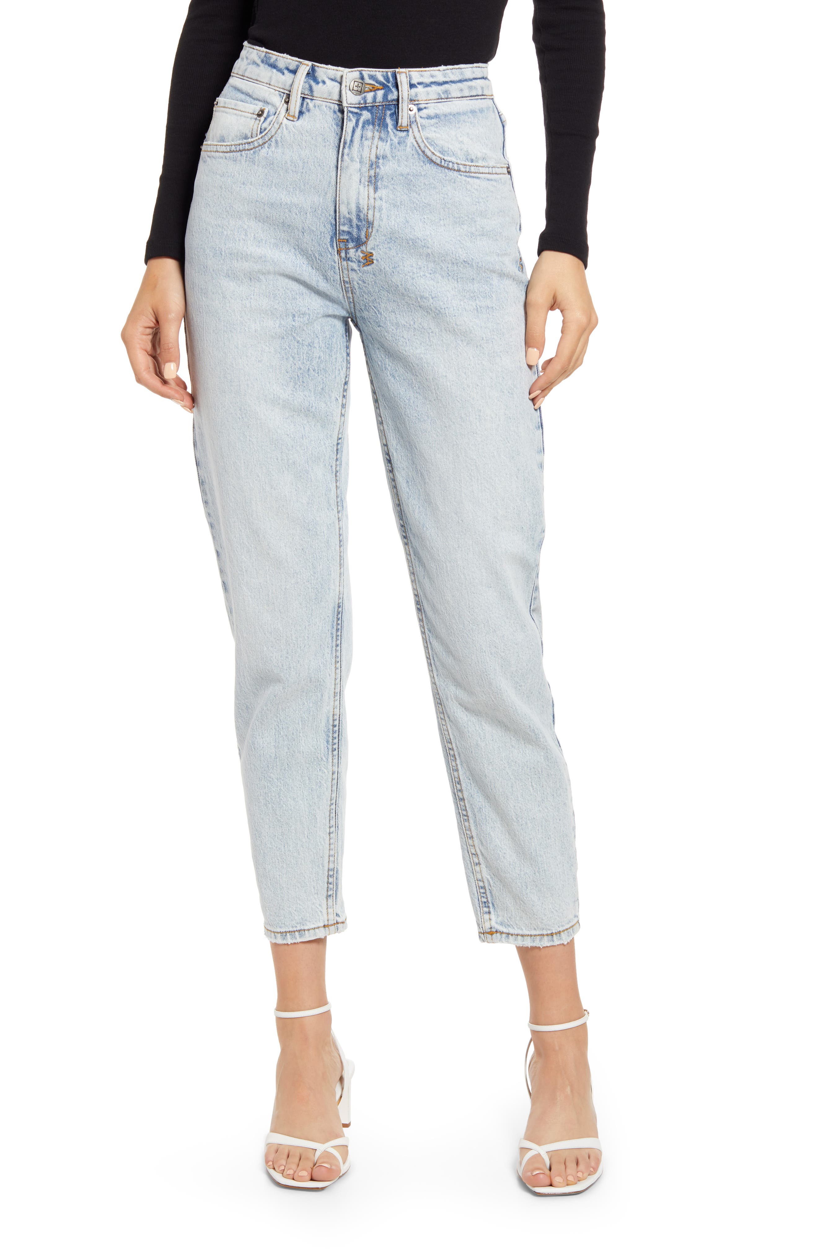 Ksubi Pointer High Waist Relaxed Tapered Jeans in Denim at Nordstrom, Size 26
