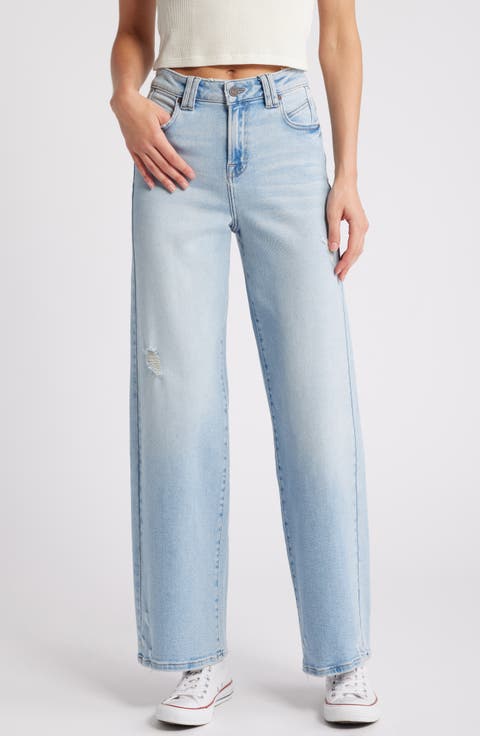 High Waist Wide Leg Jeans