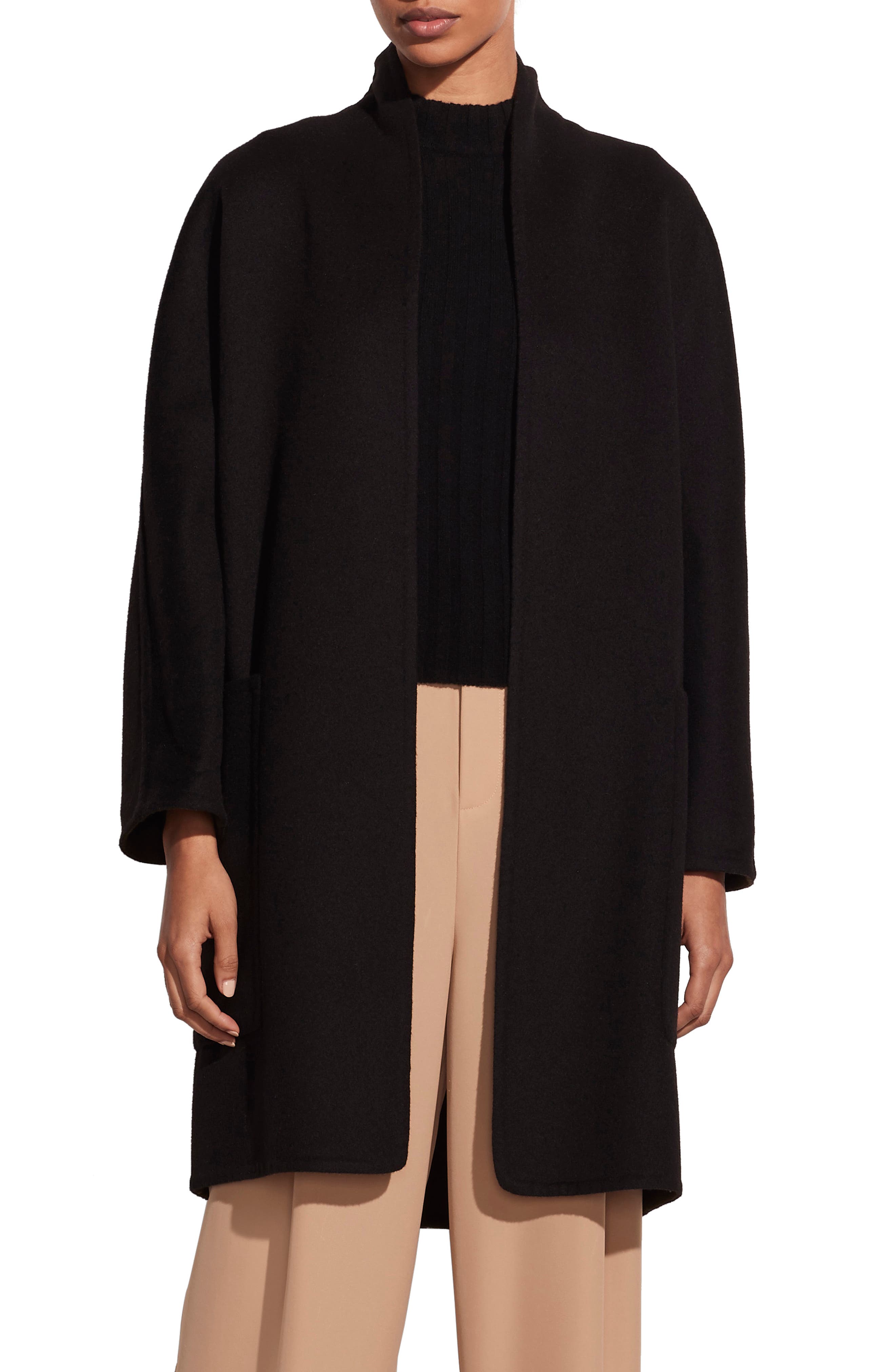 vince reversible cardigan coat