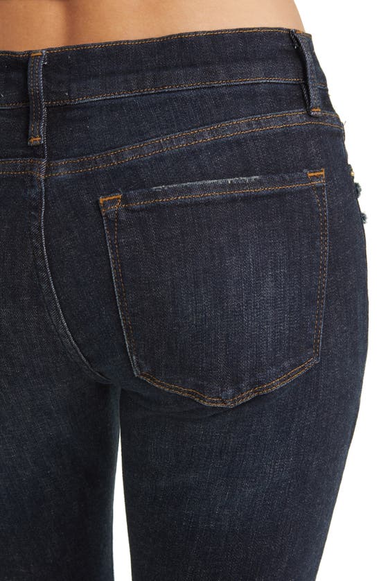 Shop Frame Le Garcon Chewed Hem Crop Boyfriend Jeans In Covant