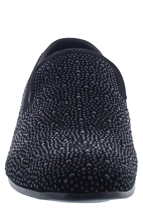 Robert Graham Ansel Smoking Slipper In Black