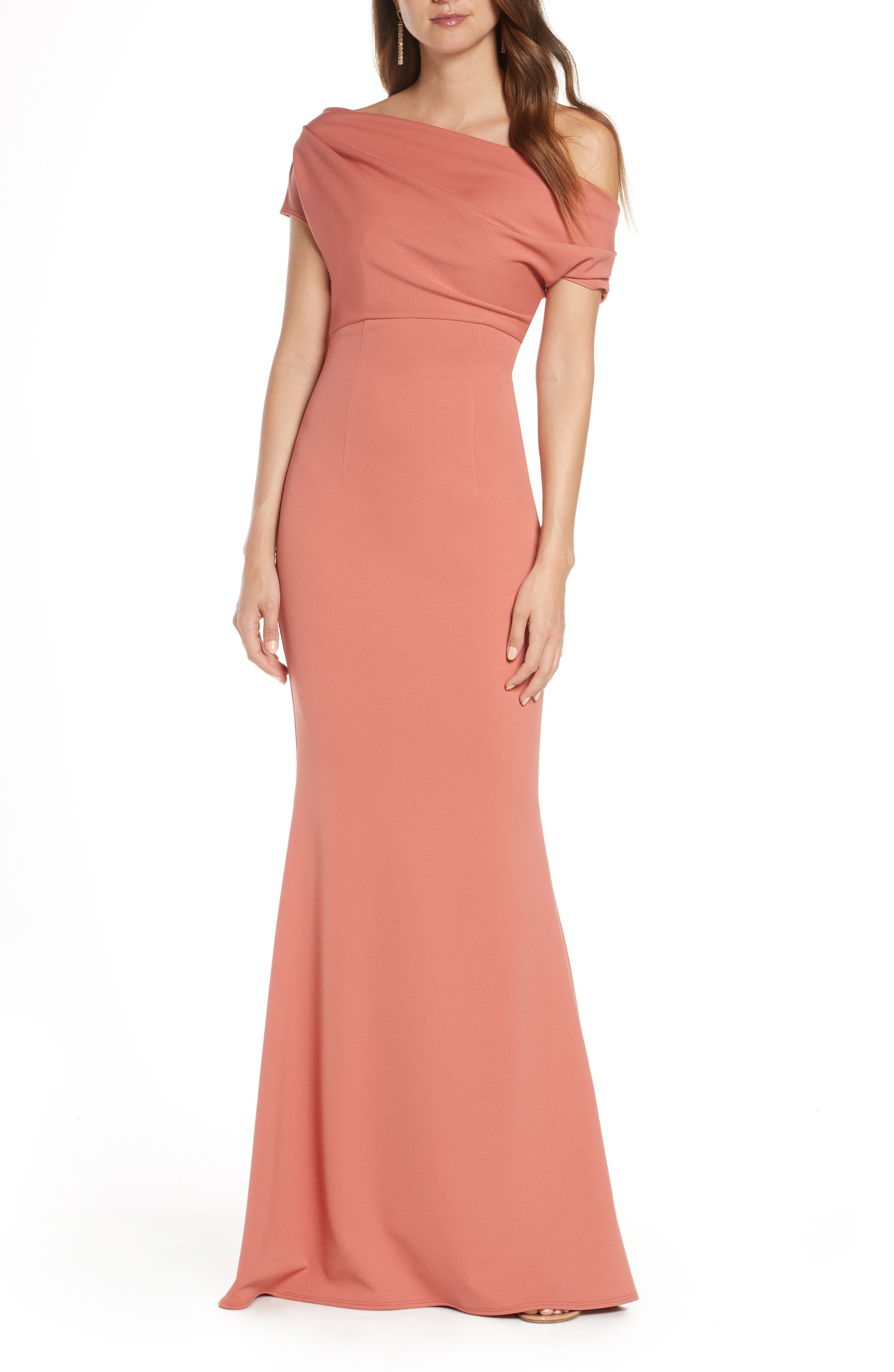 katie may one shoulder gown