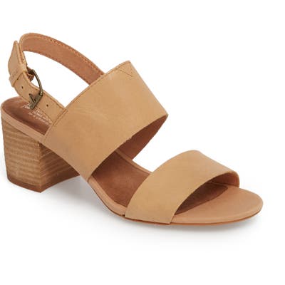 Toms Poppy Sandal, Brown