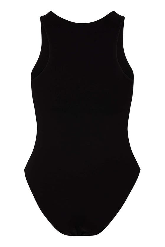 Shop Nocturne Sparkling Bodysuit In Black