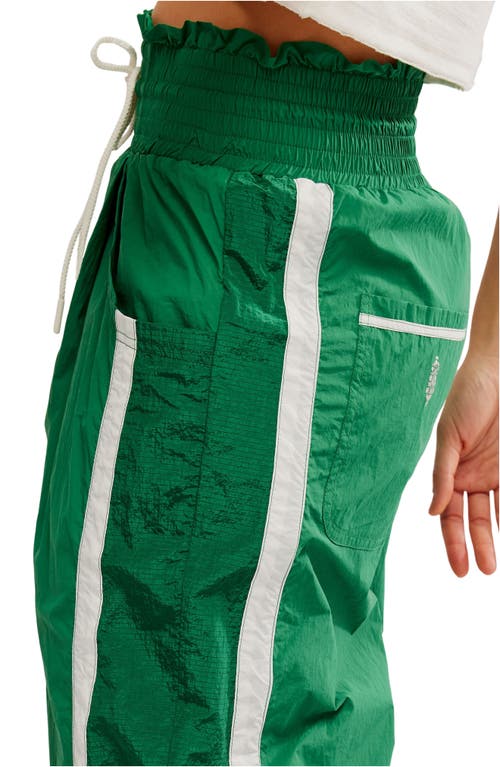 Shop Fp Movement By Free People Free People Fp Movement Champ Is Here Track Pants In Heritage Green Combo