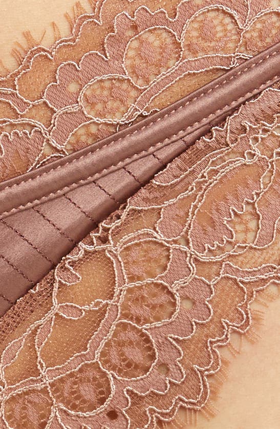 Hunkemoller Erika High Leg Brazilian Cut Panties In Nutmeg ModeSens