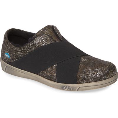 Cloud April Wool Lined Sneaker, Black