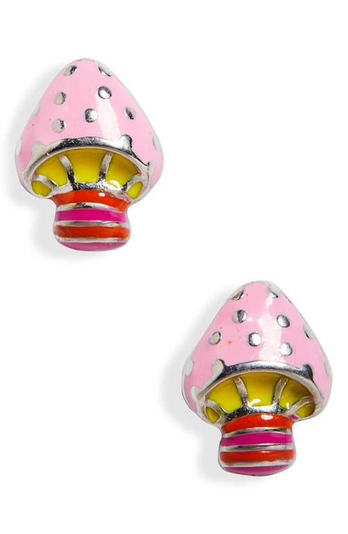 Beepy Bella Fantastical Fungi Stud Earrings in Pink