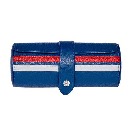 Rapport London Greenwich Three Watch Roll In Navy