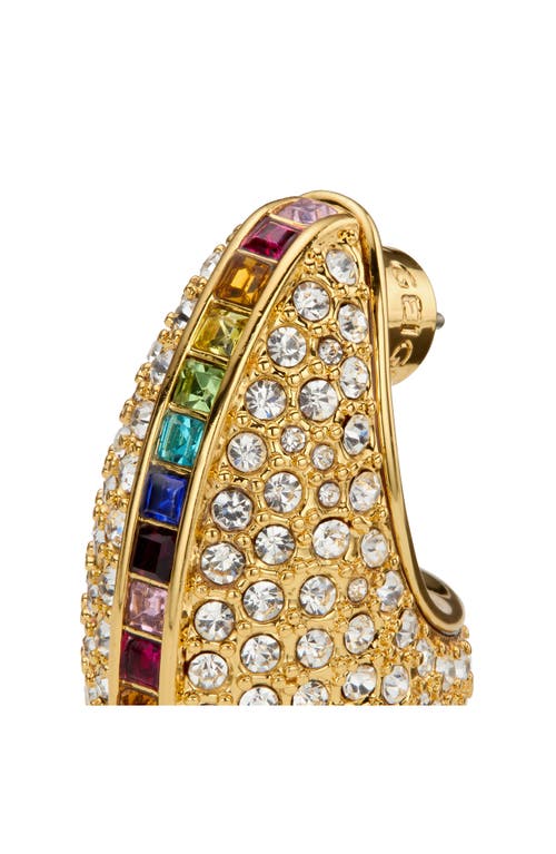 KURT GEIGER KURT GEIGER LONDON CRYSTAL PAVÉ DOME DROP EARRINGS