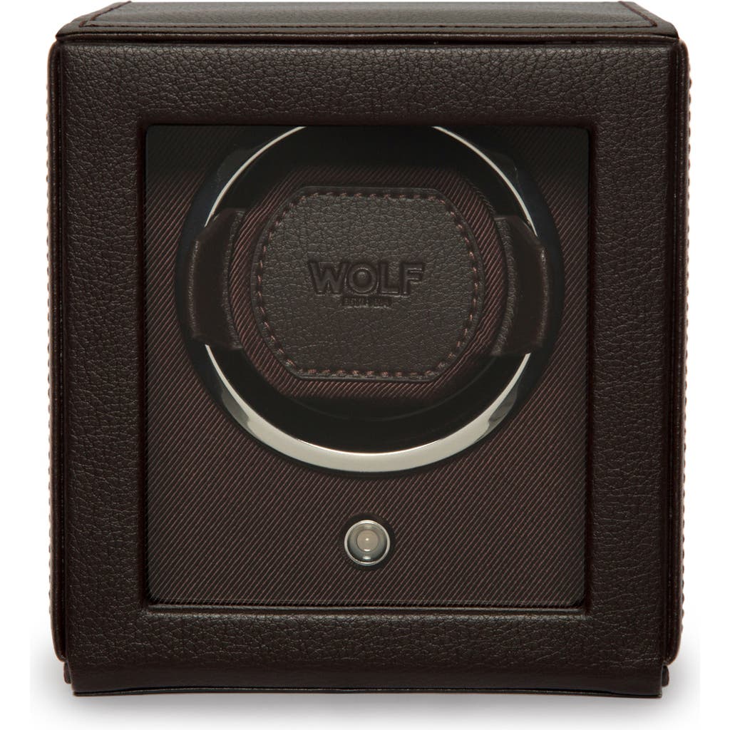 Wolf Cub Single Watch Winder In Brown