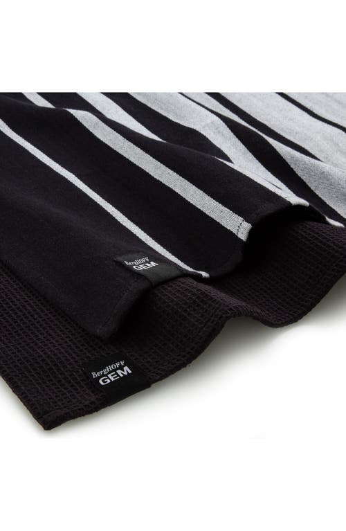 Berghoff Gen 2-piece Tea Towel Set In Black