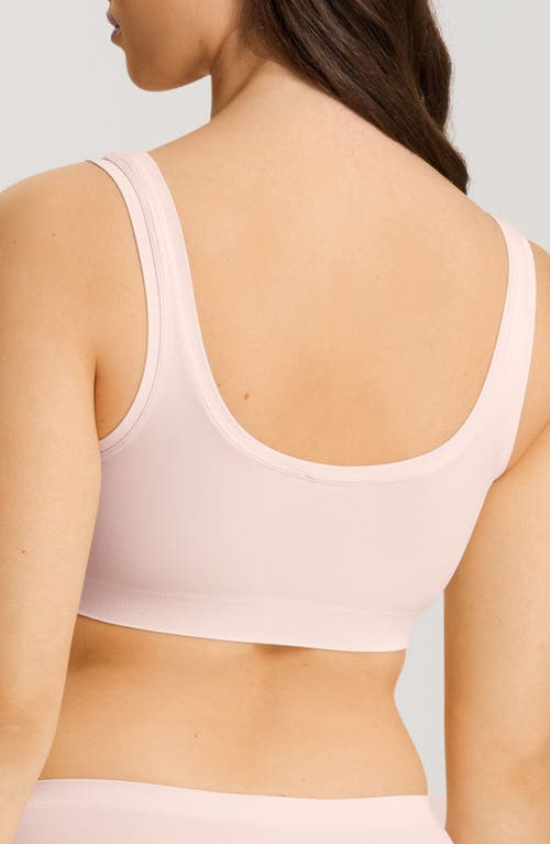 Shop Hanro Touch Feeling Sports Bra In Rose