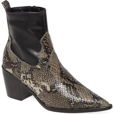 Topshop Bliss Western Boot - Black