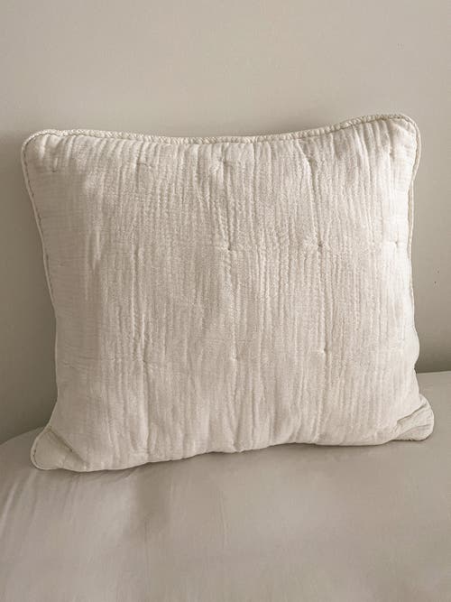 ANAYA ANAYA EASY COTTON GAUZE EURO PILLOW WITH DOWN ALTERNATIVE INSERT