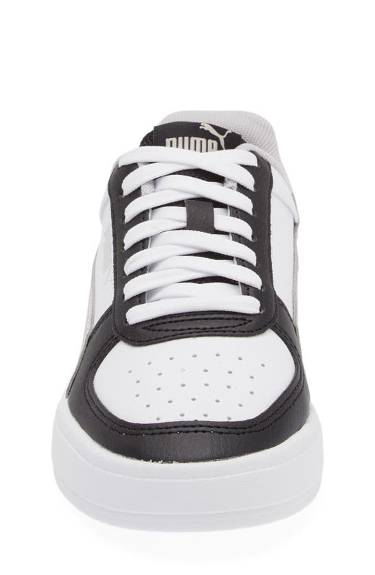 Shop Puma Kids' Carter Sneaker In  White-cool Light Gray