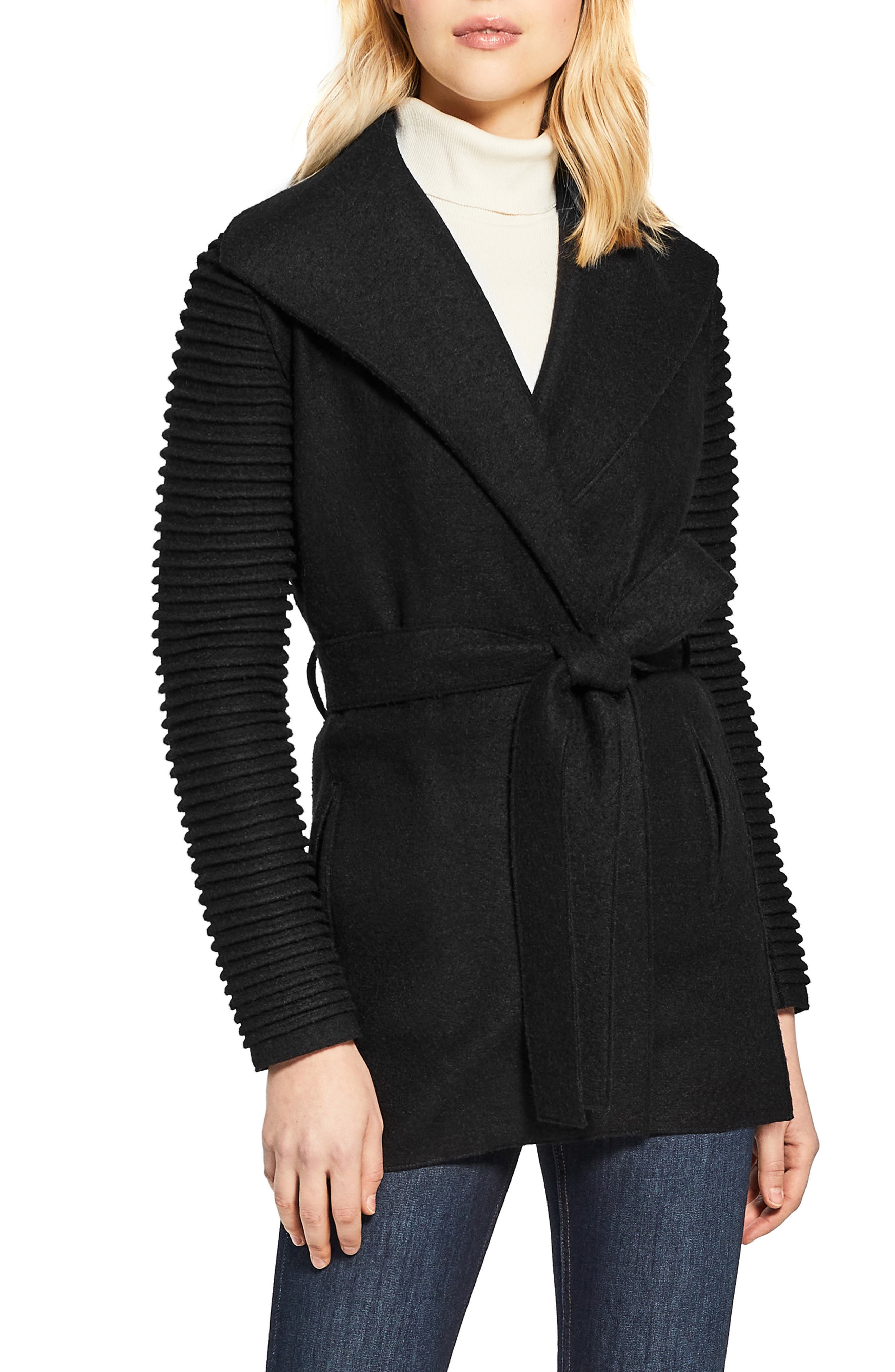 black wrap jacket