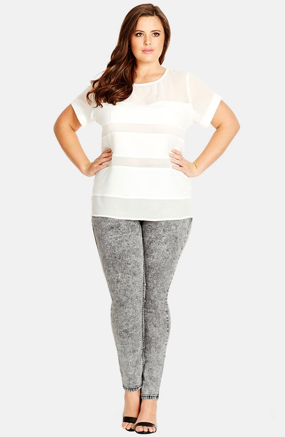 city chic white jeans