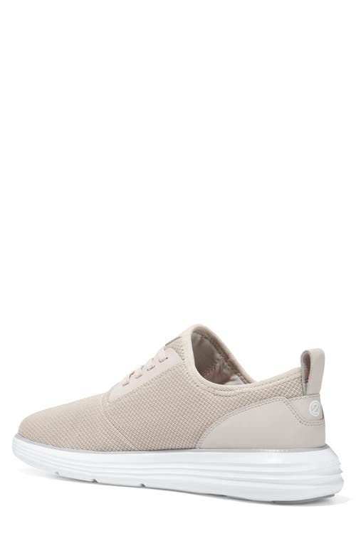 Cole Haan Grandsport Journey Knit Sneaker In Rock Ridge Optic White