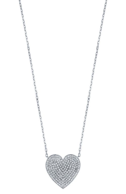 Bony Levy Pavé Diamond Heart Pendant Necklace in 18K Gold at Nordstrom
