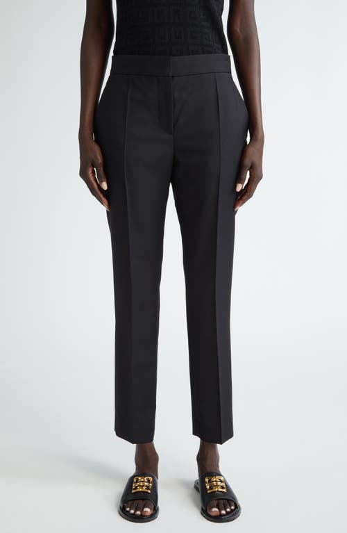 Givenchy Tailored Wool & Mohair Trousers Black at Nordstrom, Us