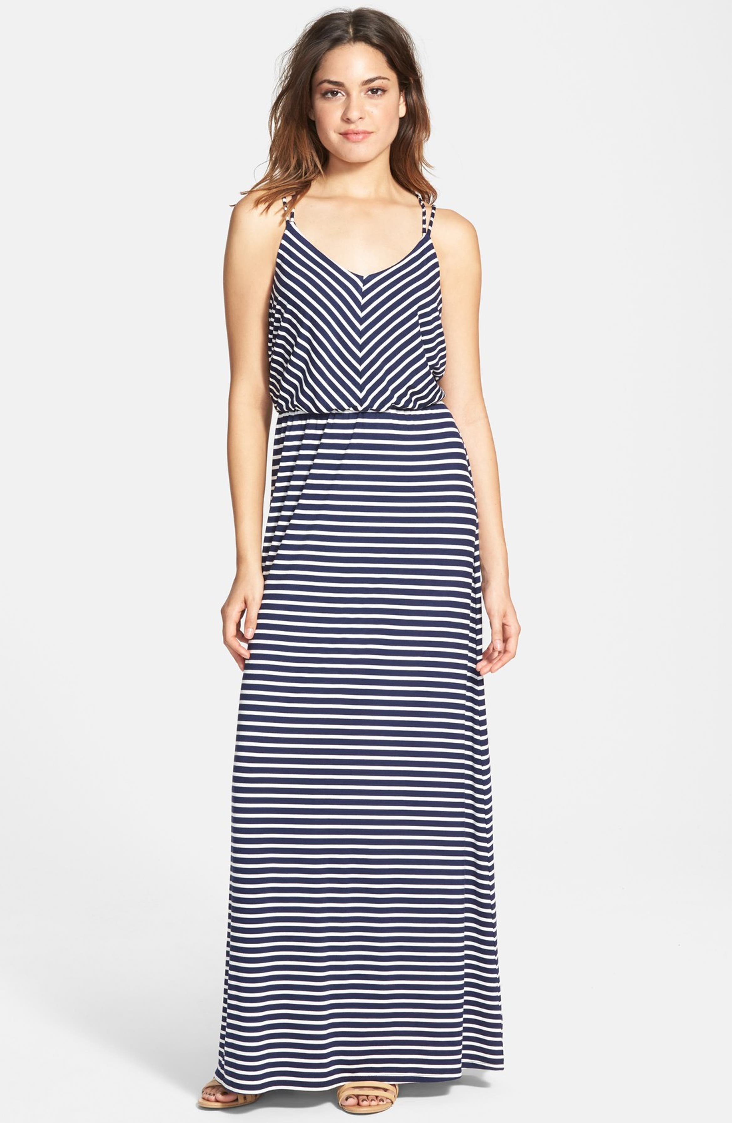 Socialite Stripe Knit Maxi Dress Nordstrom