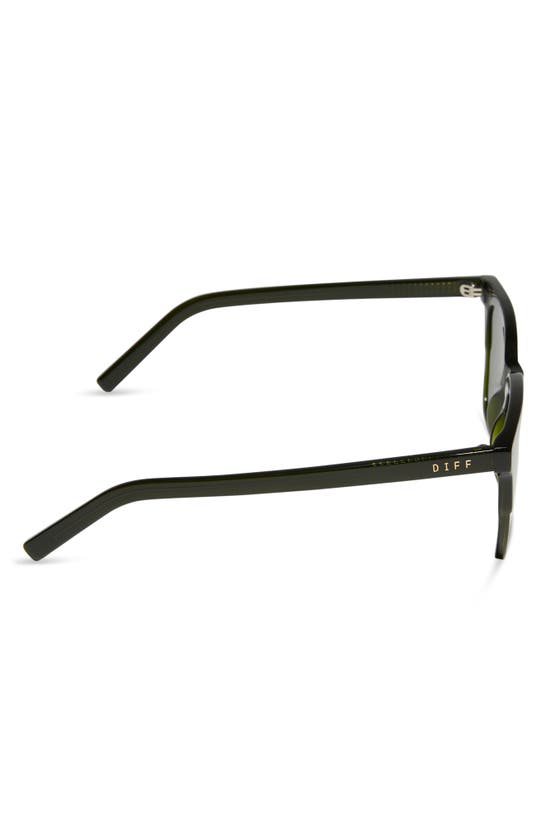 Shop Diff Billie Xl 54mm Square Sunglasses In Dark Olive
