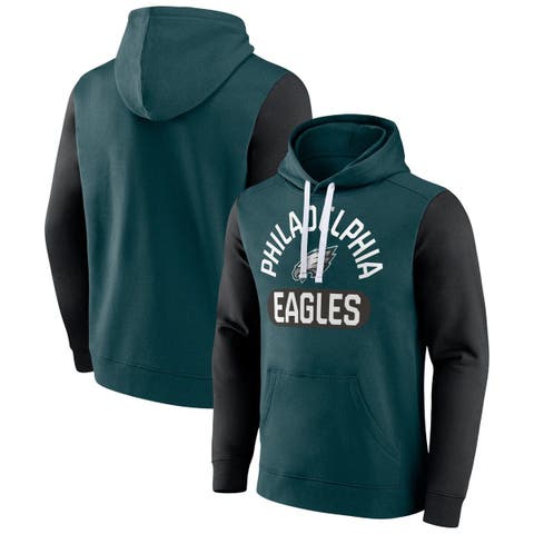 NFL Philadelphia Eagles Girls' Crop Hooded Sweatshirt - S