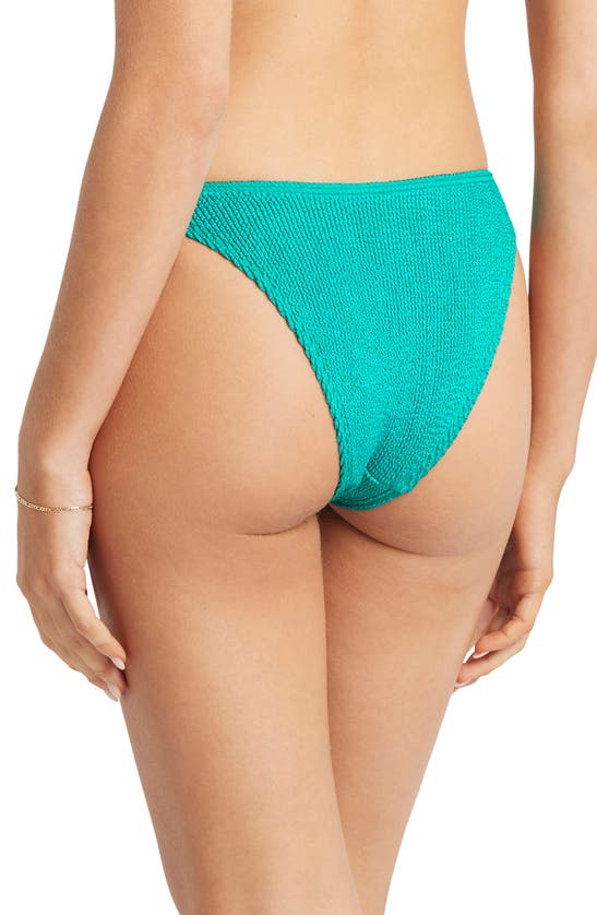Shop Bondeye Bond-eye Scene Bikini Bottoms In Turquoise Shimmer