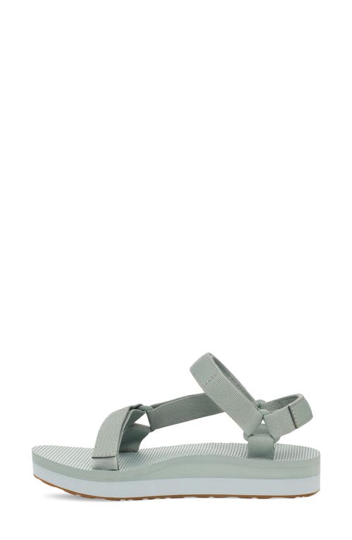 Teva Midform Universal Pearl Blue Sandals In Wrought Iron/pearl Blue