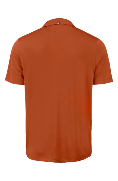 Cutter & Buck Forge Recycled Blend Polo In Texas Orange