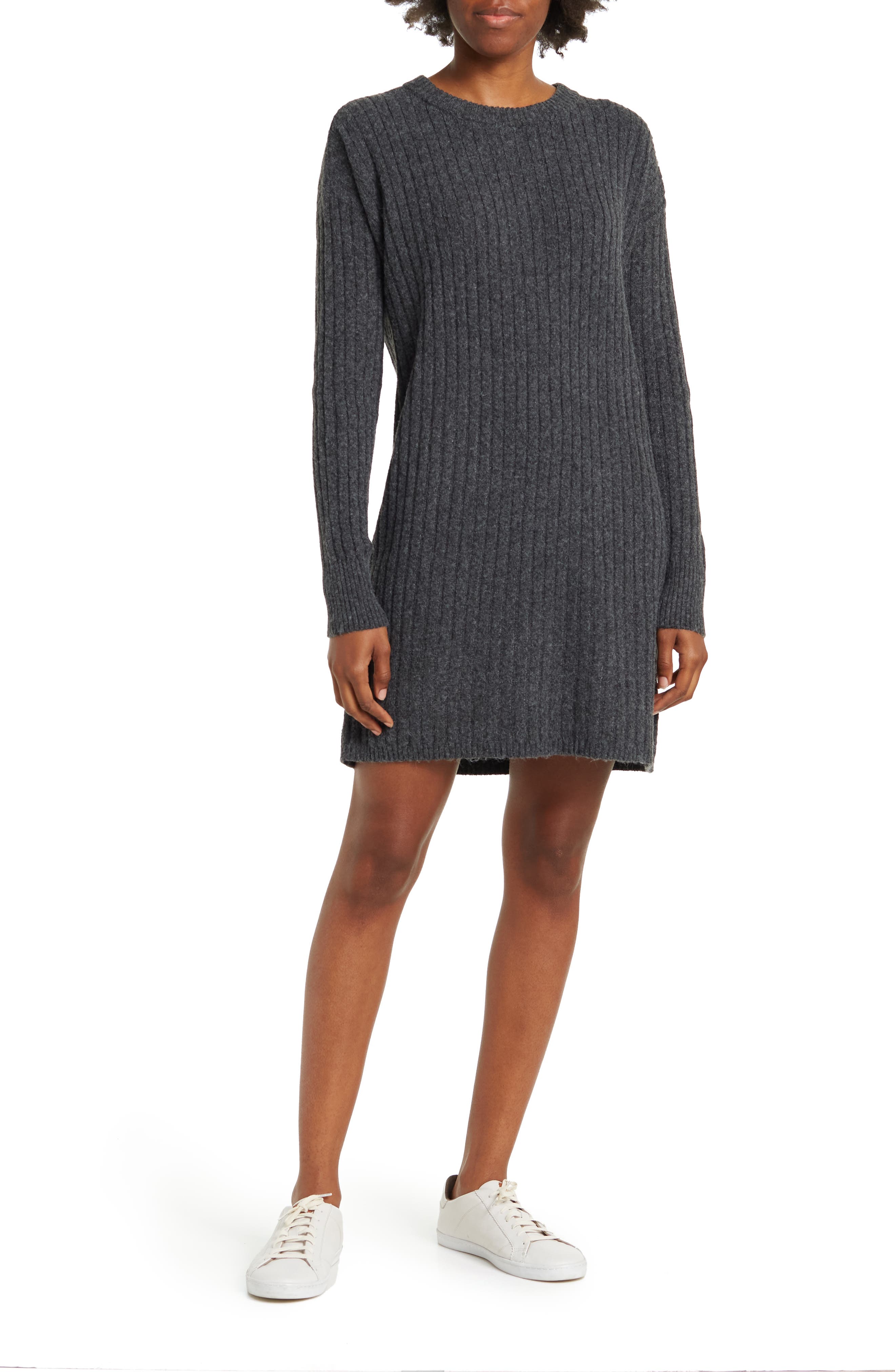 Grey Sweater Dresses for Women 