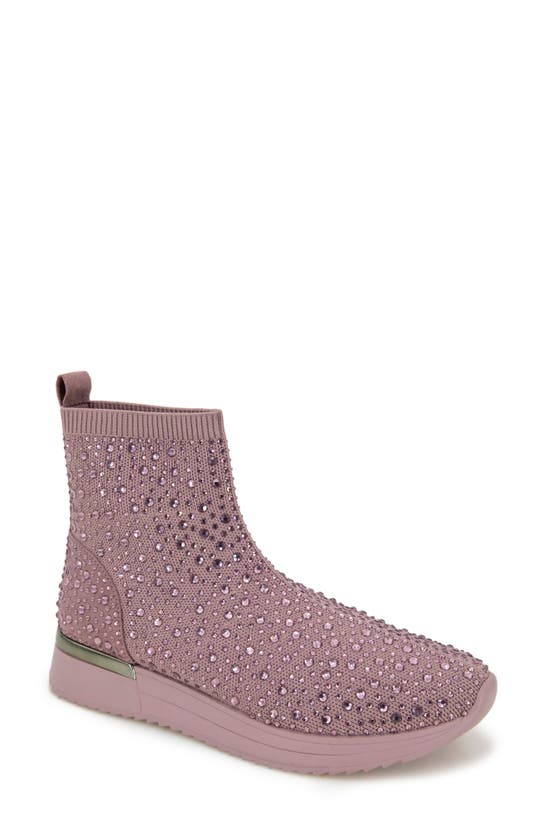 Reaction Kenneth Cole Cameron Jewel High Top Sneaker In Mauve