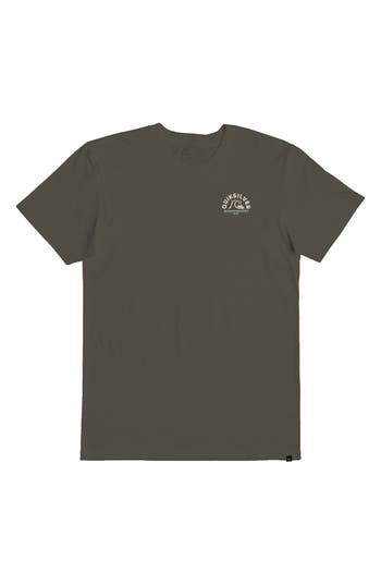 Quiksilver Ice Cold Graphic T-shirt In Green