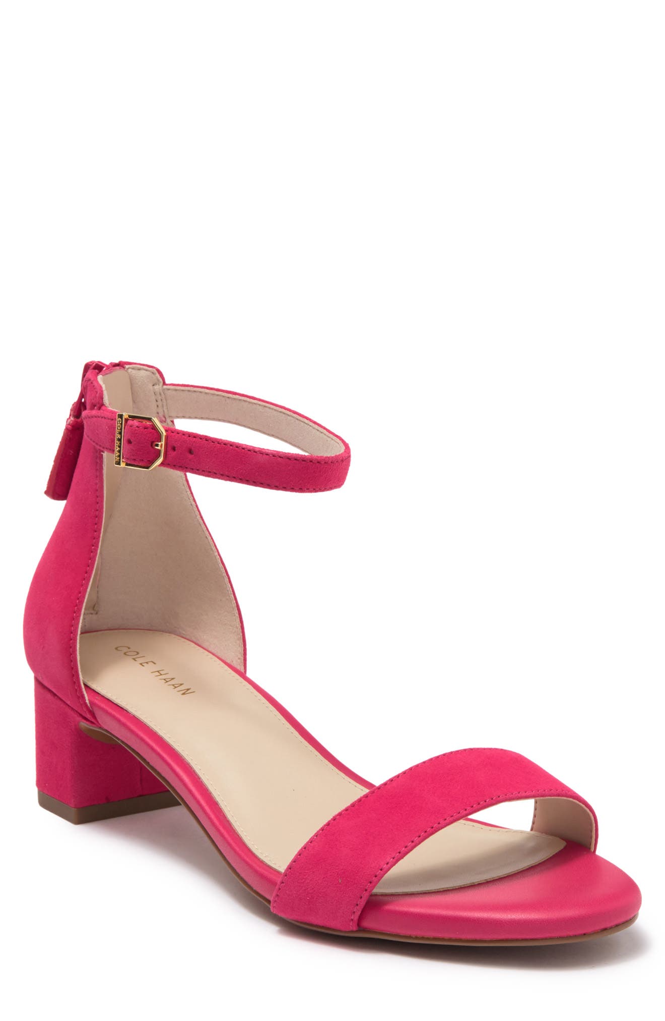 Cole Haan Amber Block Heel Sandal In Bright Ber