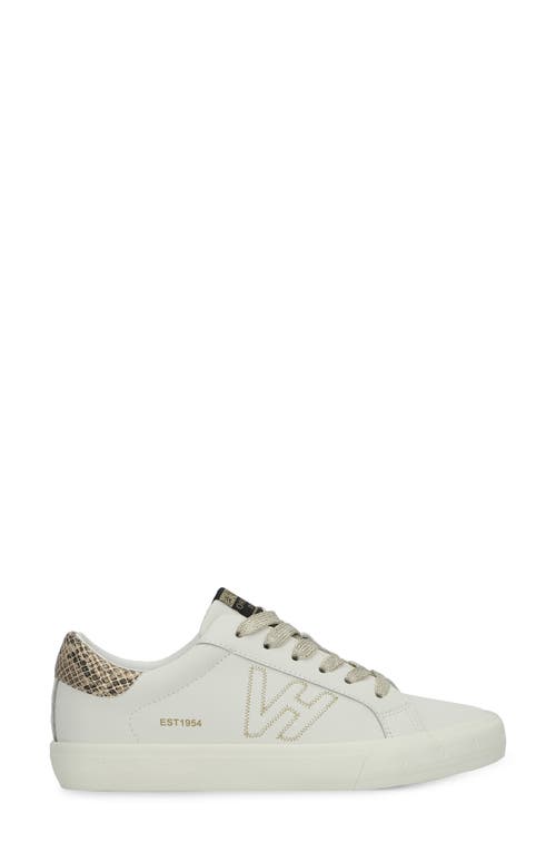 Vintage Havana Starter Sneaker In White/gold