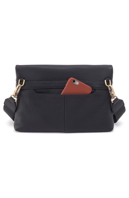 Hobo Grant Leather Crossbody Bag In Black