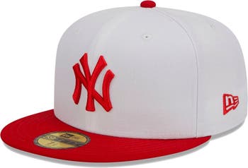 New York Yankees New Era Sidepatch 59FIFTY Fitted Hat - Red