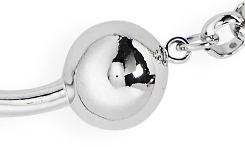 Justine Clenquet Connie Necklace In Palladium