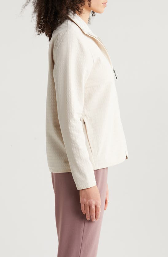 Free Fly Grid Bonded Fleece Zip Jacket In Stone