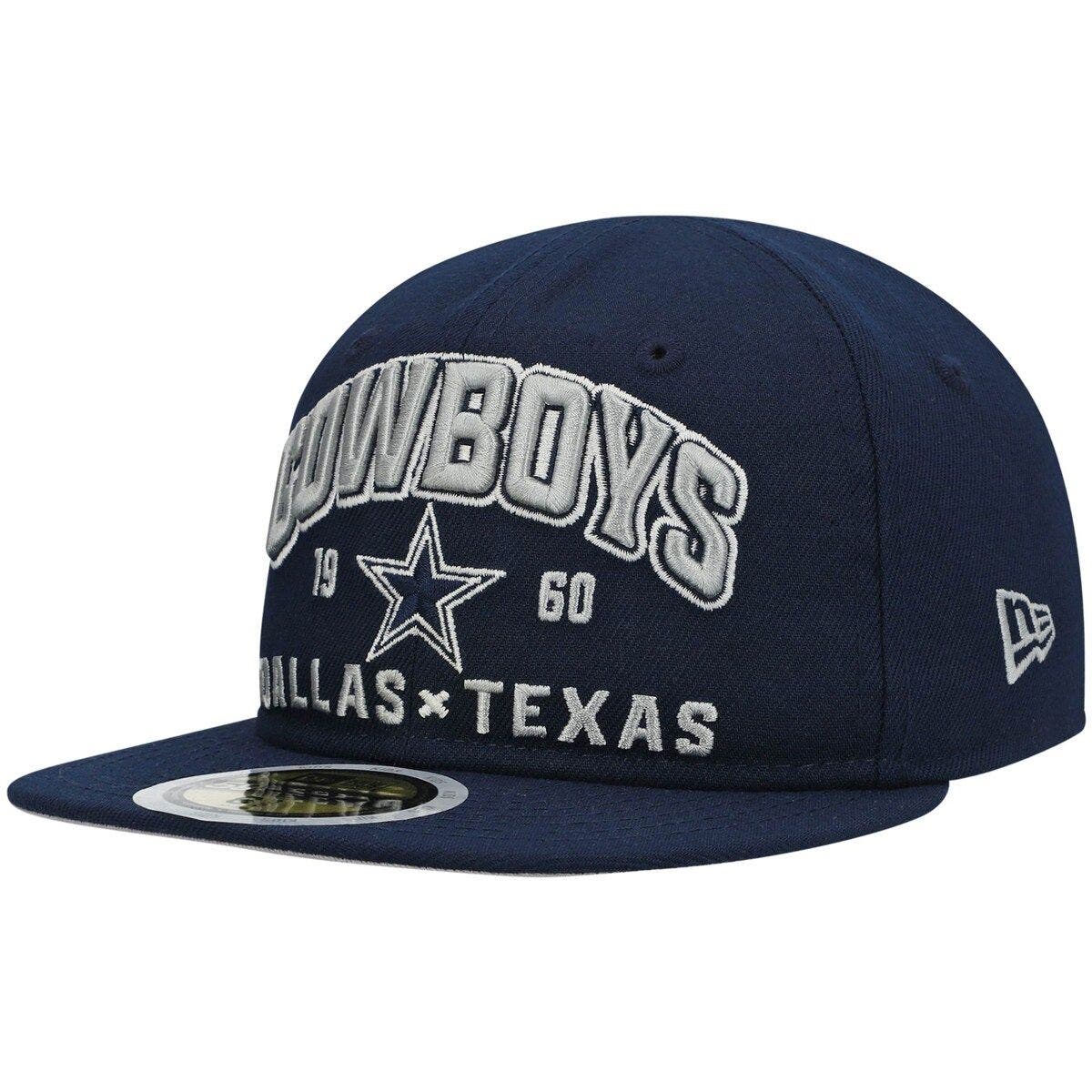 black dallas cowboys fitted hat