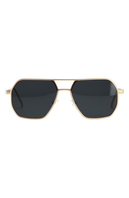 Fifth & Ninth Nola 58mm Polarized Aviator Sunglasses in /Gold at Nordstrom