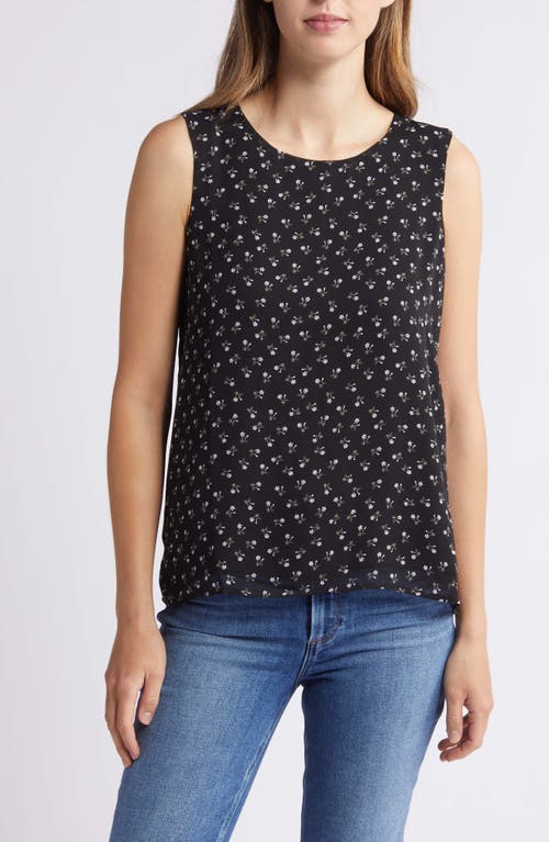 Vince Camuto Sleeveless Top Rich Black at Nordstrom,