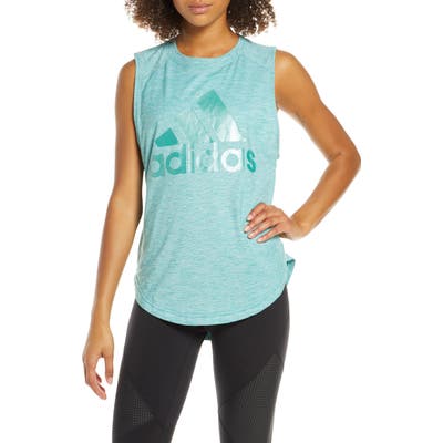 Adidas Id Winners Sleeveless Tee, Green