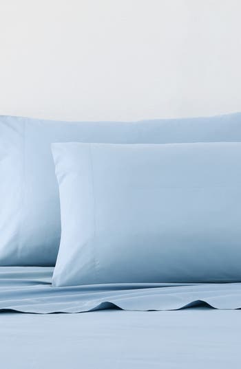 Nautica Solid Sheet Set In Lake Blue