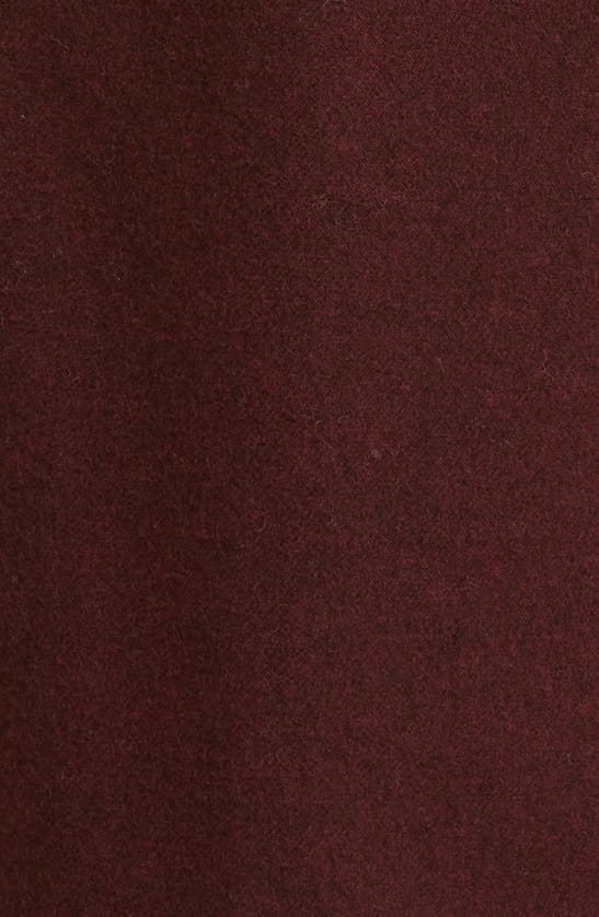 Vince Flannel Easy Pull-on Pants In Deep Wine