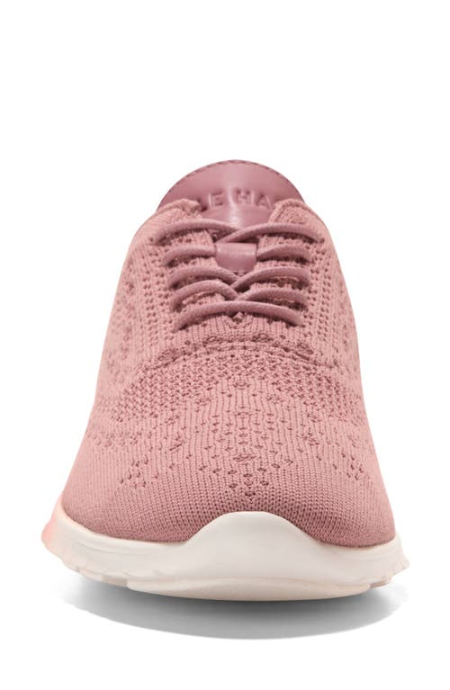 Cole Haan Zerogrand Stitchlite Oxford In Light Rose Knit
